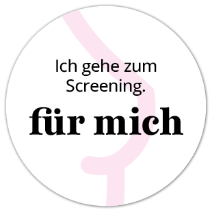 Ich gehe zur Früherkennung. für mich